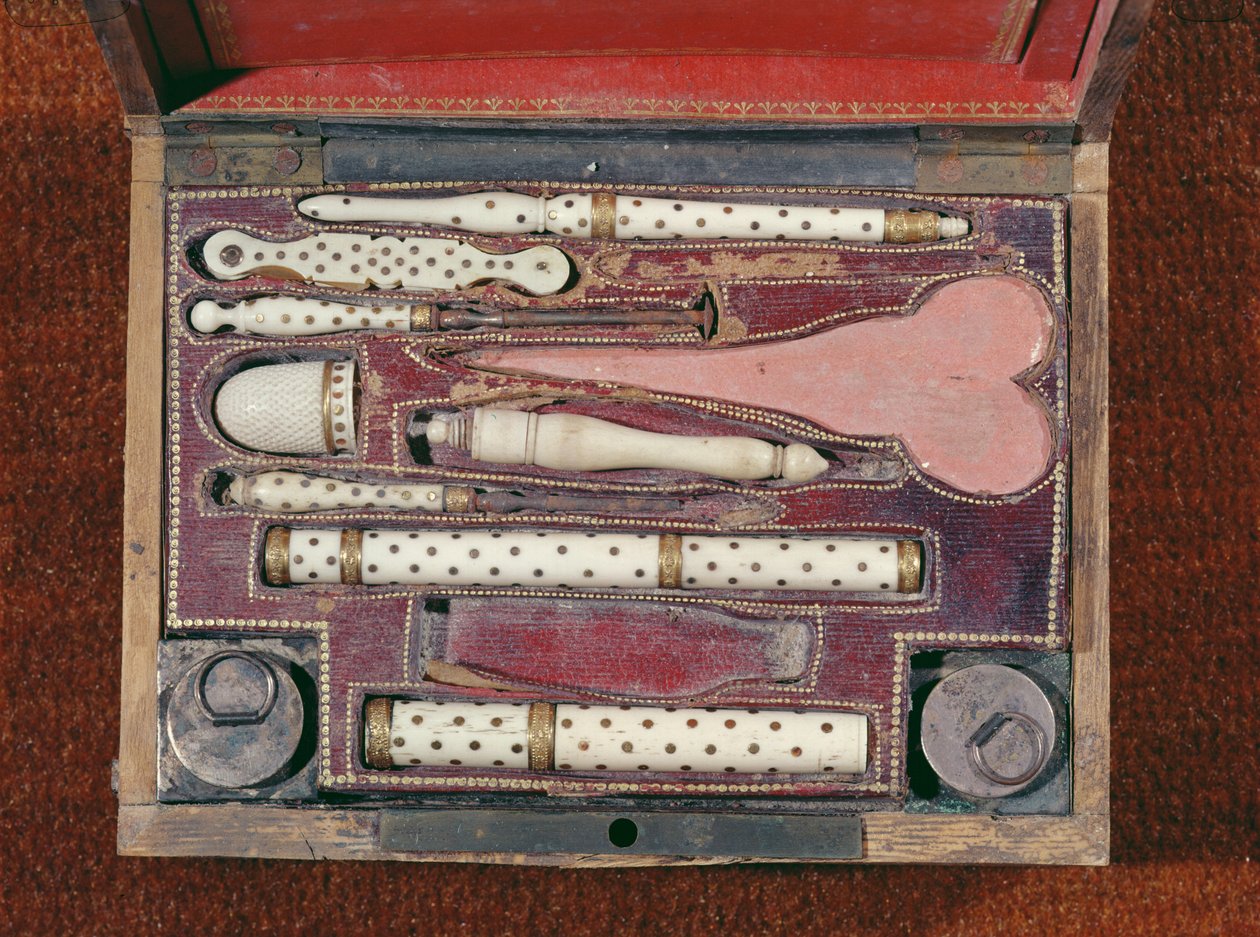 Aşılar için alet çantası, c.1820 by French School
