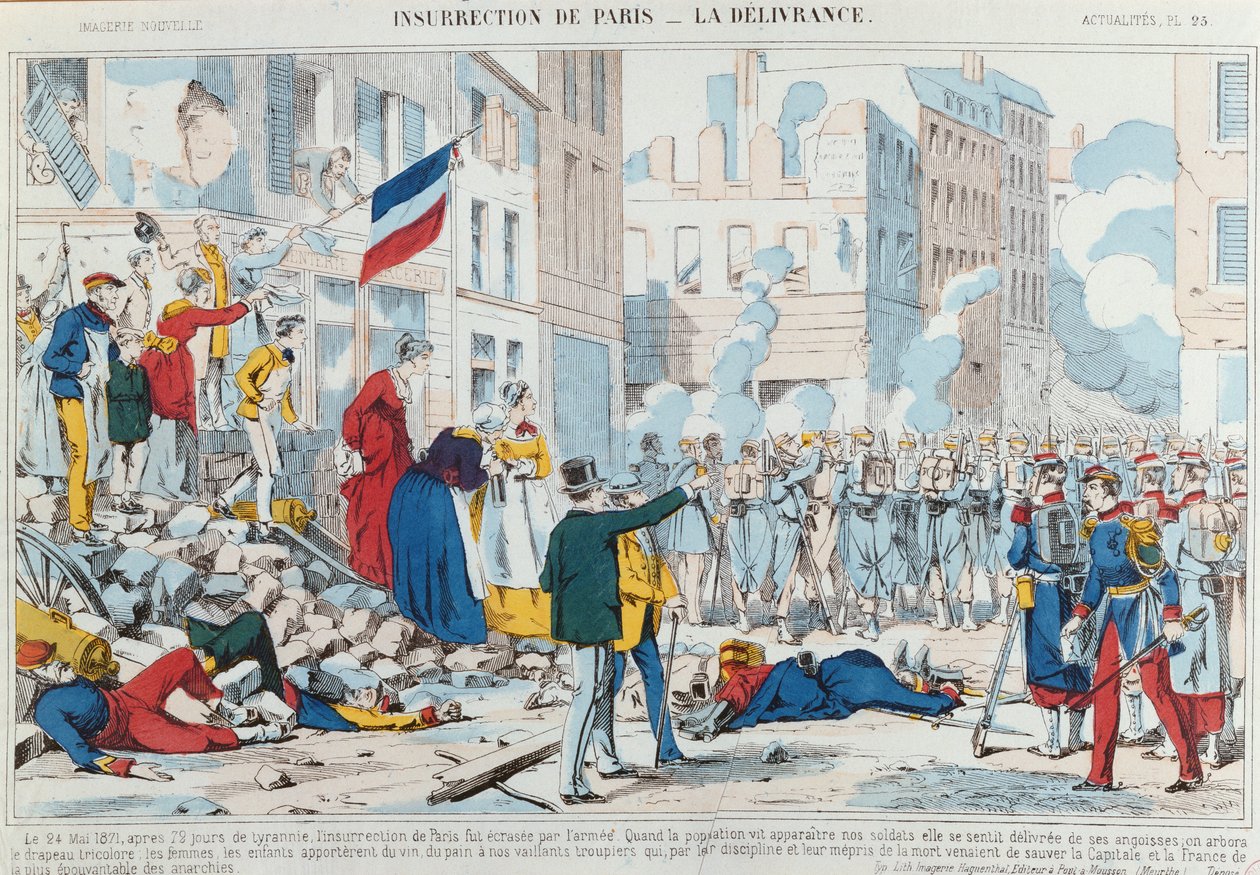 Paris Ayaklanması, Kurtuluş, 1871 by French School
