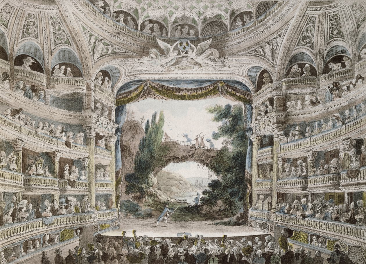 Orijinal bir suluboyadan sonra 1791