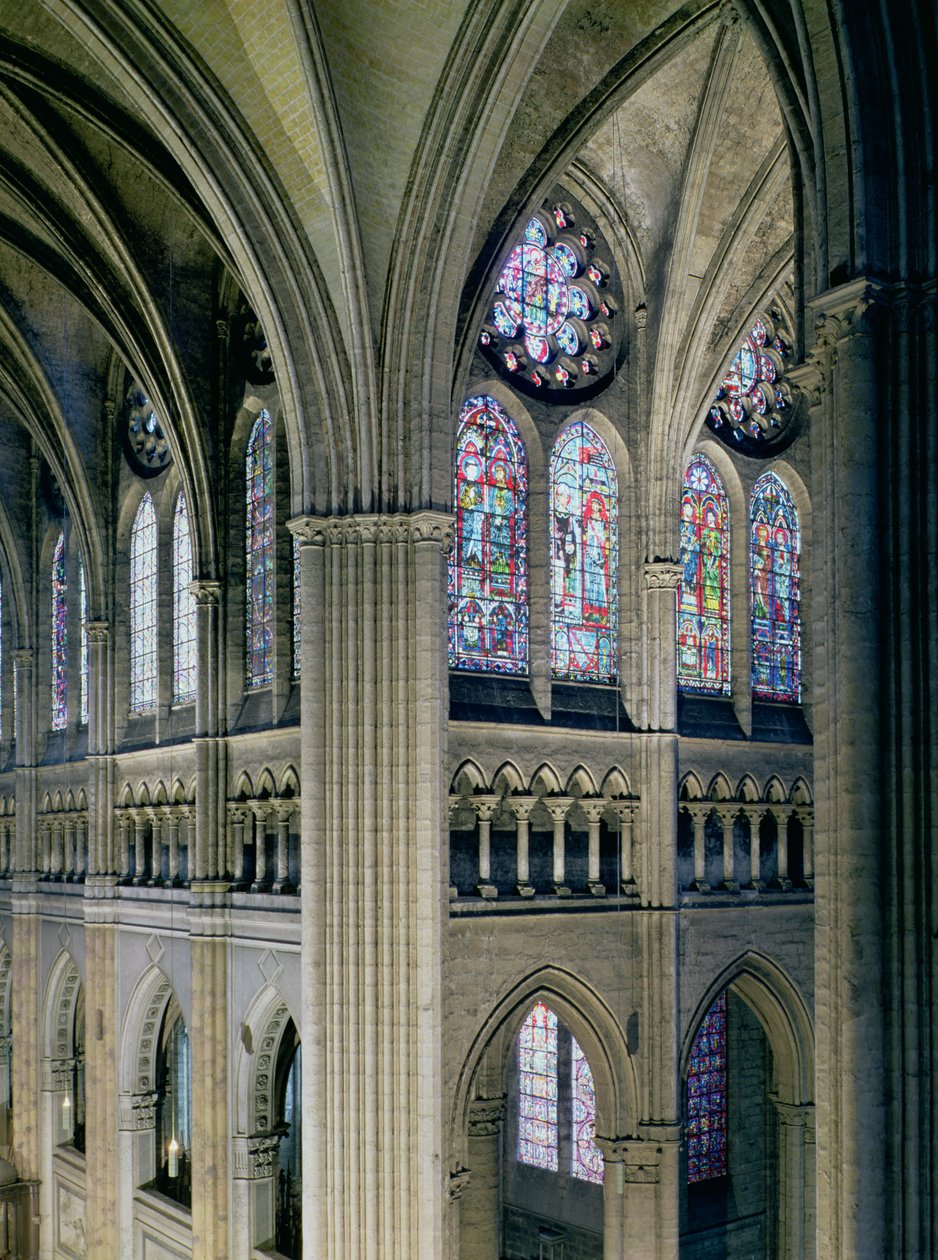 Transept geçişin iç, kutsanmış 1216 by French School