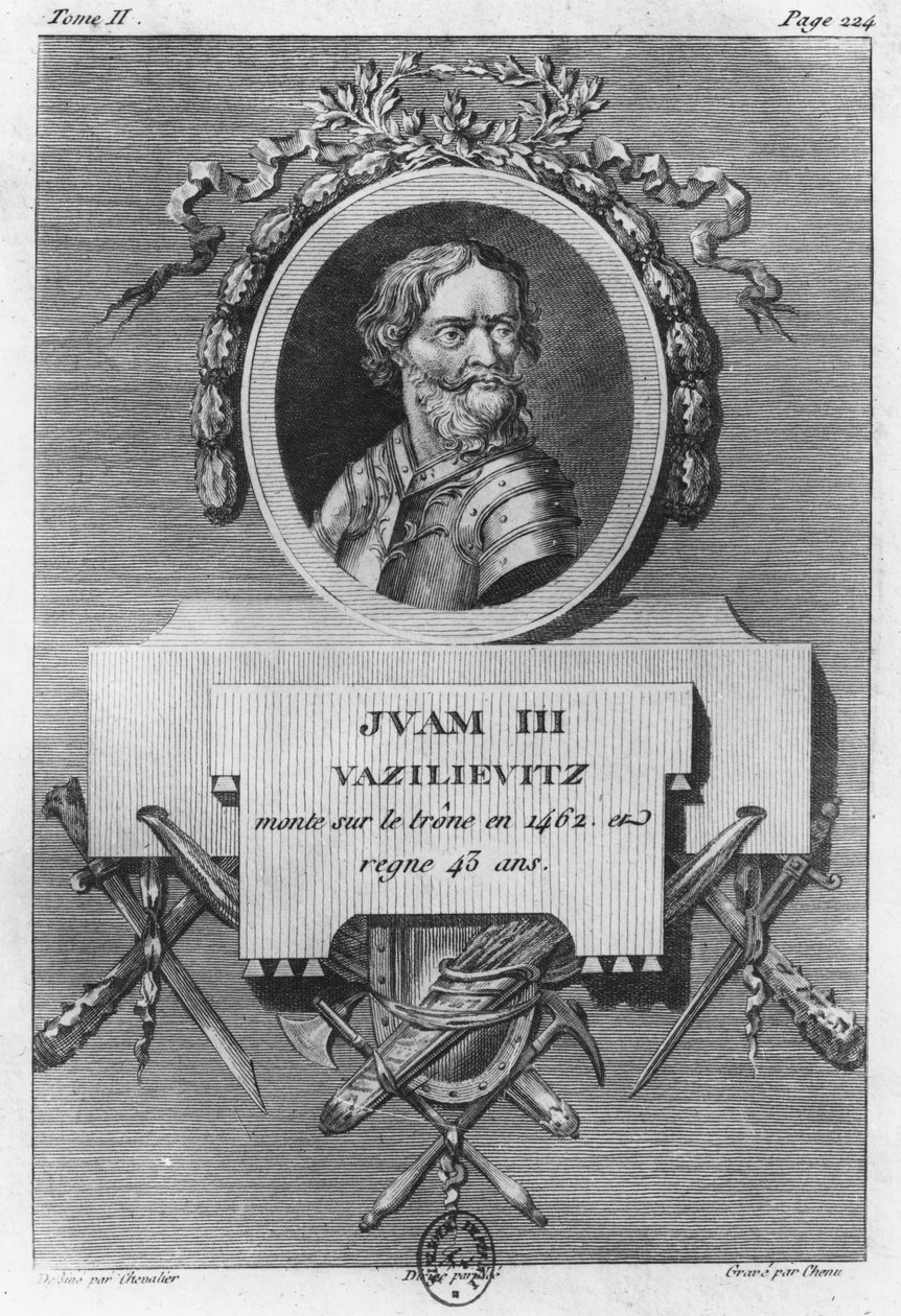 Büyük İvan III (gravür) by French School