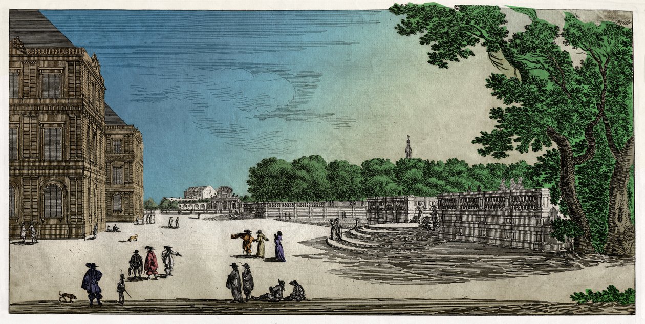 Jardin du Lüksemburg, Paris. (oymak by French School