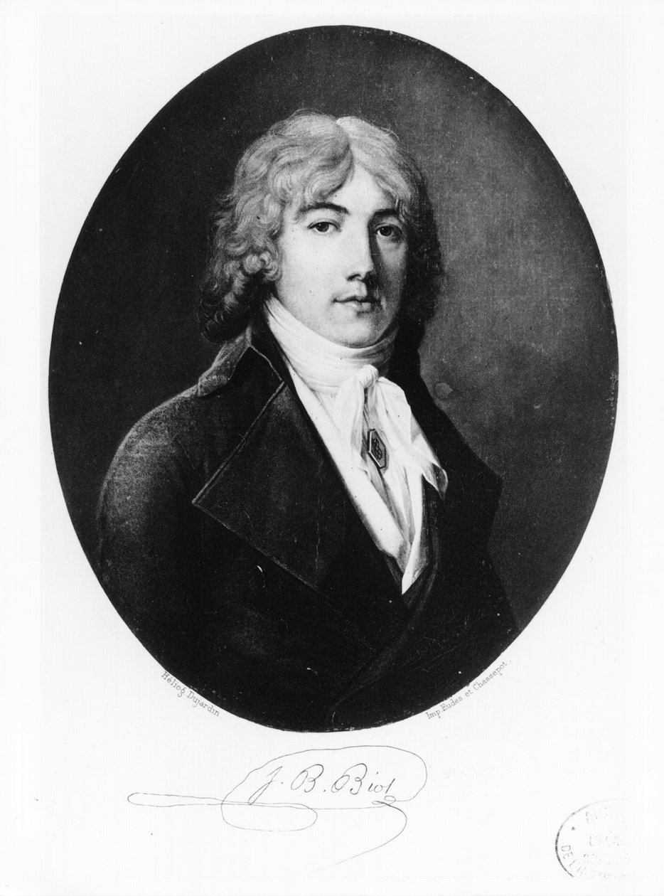 Jean-Baptiste Biot (1774-1862) 19. yüzyılın başlarında by French School
