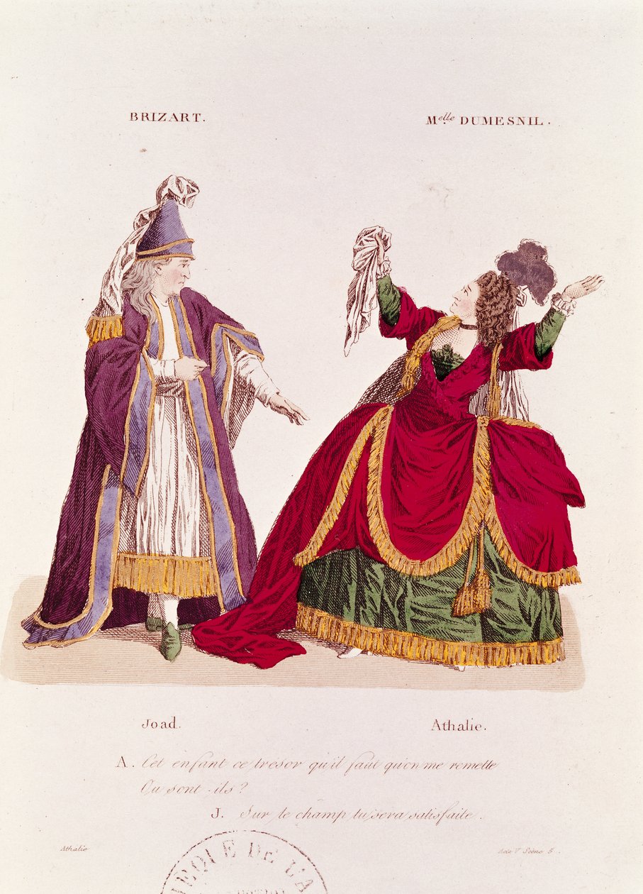 Jean-Baptiste Brizard (1721-91), Joad ve Matmazel Dumesnil