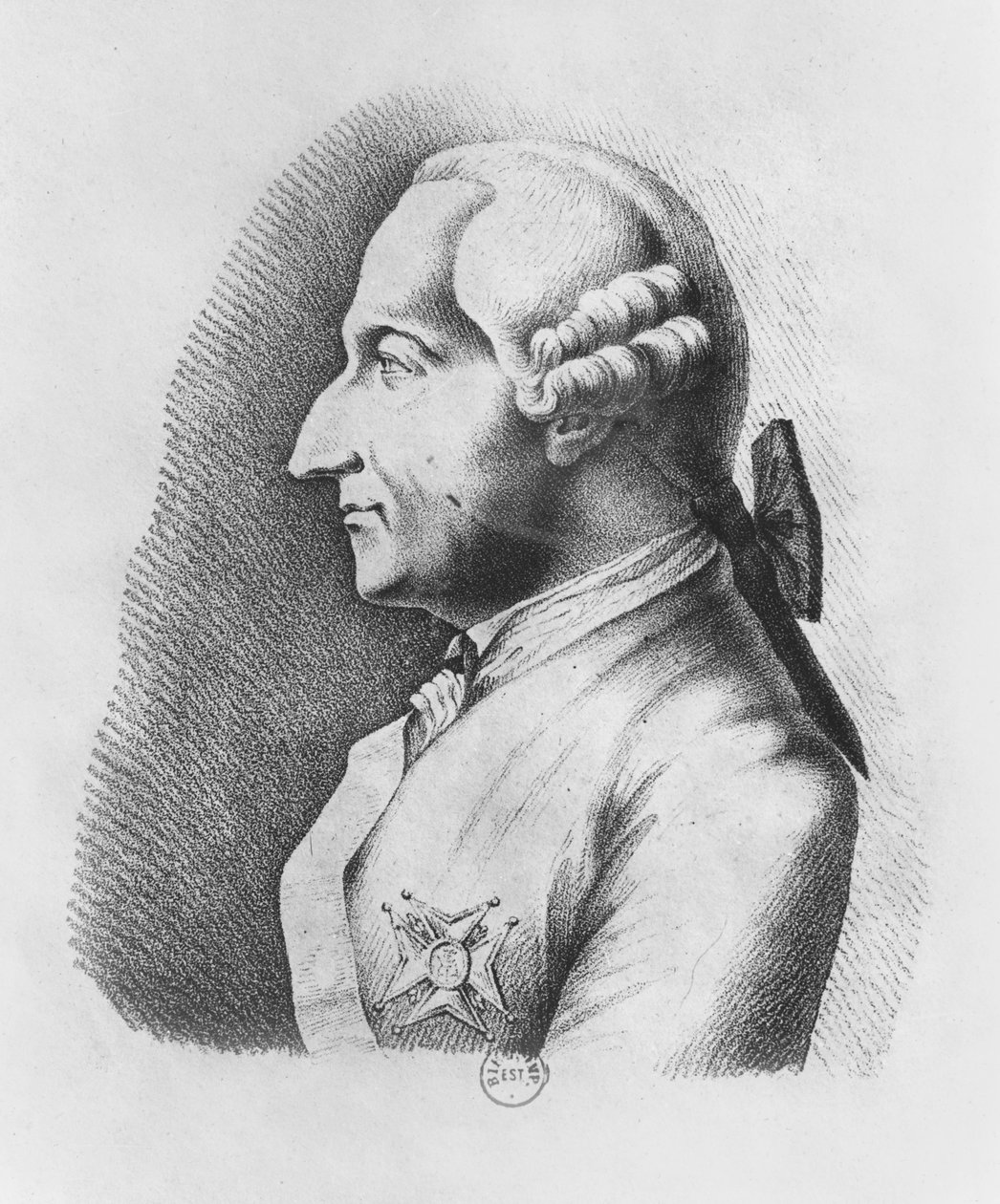 Jean-Baptiste Vaquette de Gribeauval (gravür) by French School