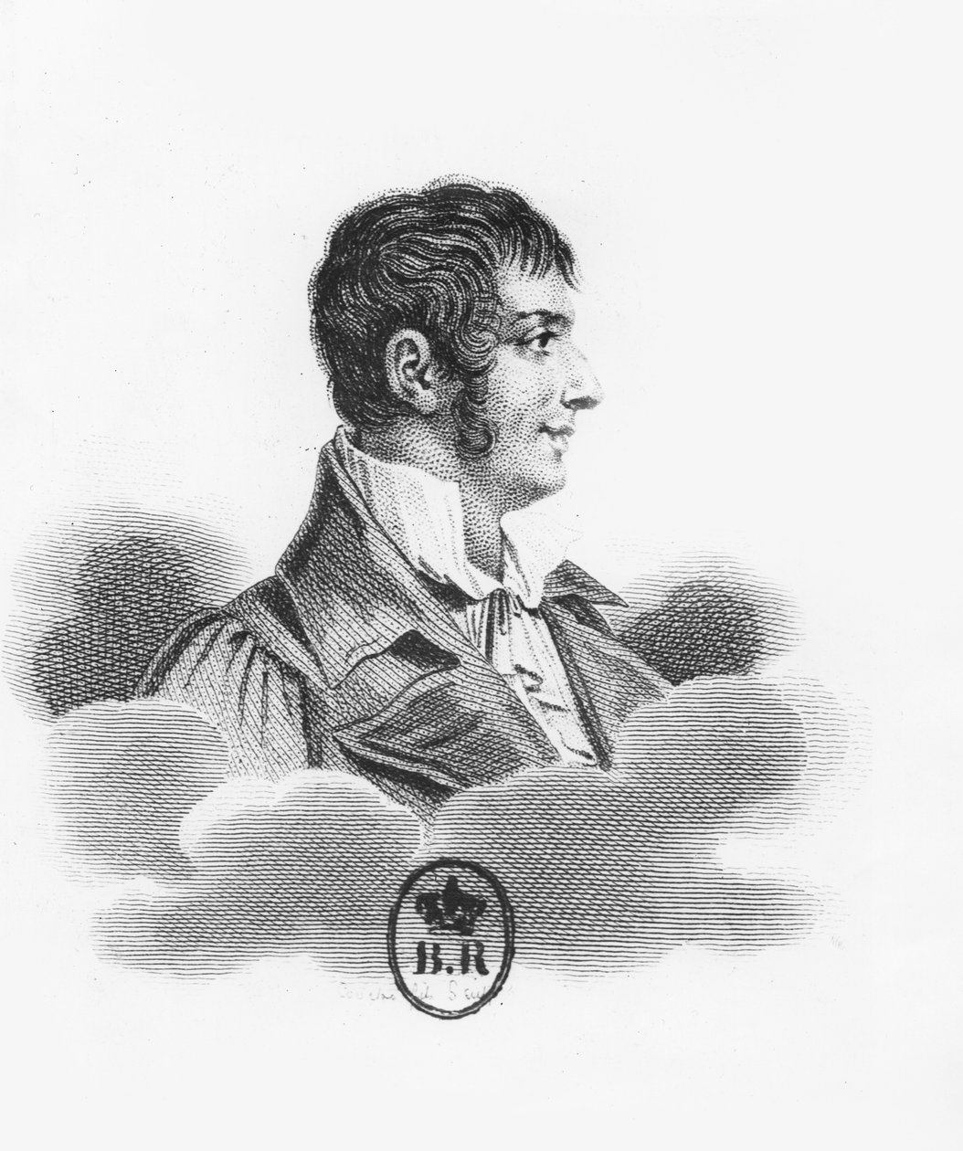 Jean-Charles-Julien Luce de Lancival (gravür) by French School