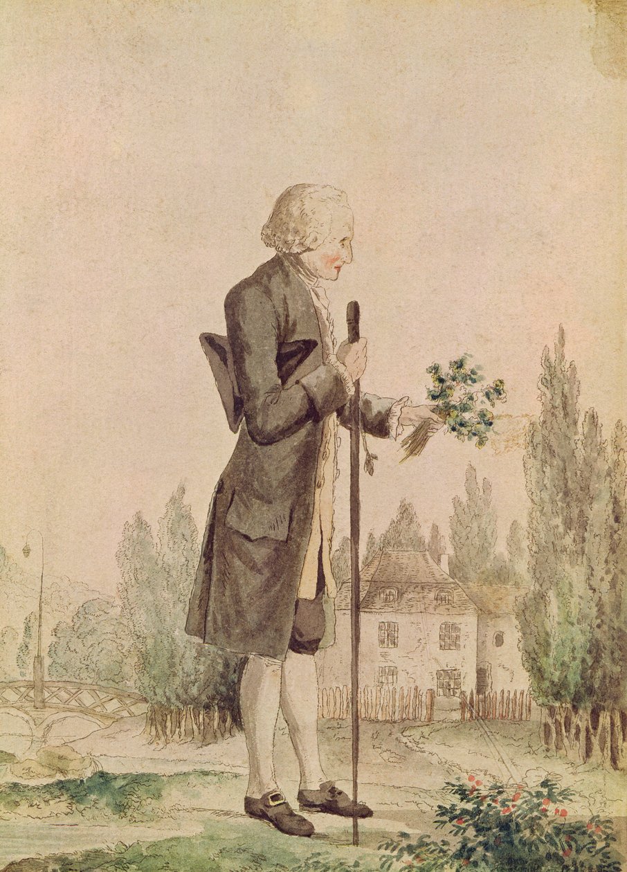 Jean-Jacques Rousseau (1712-78) Ermenonville