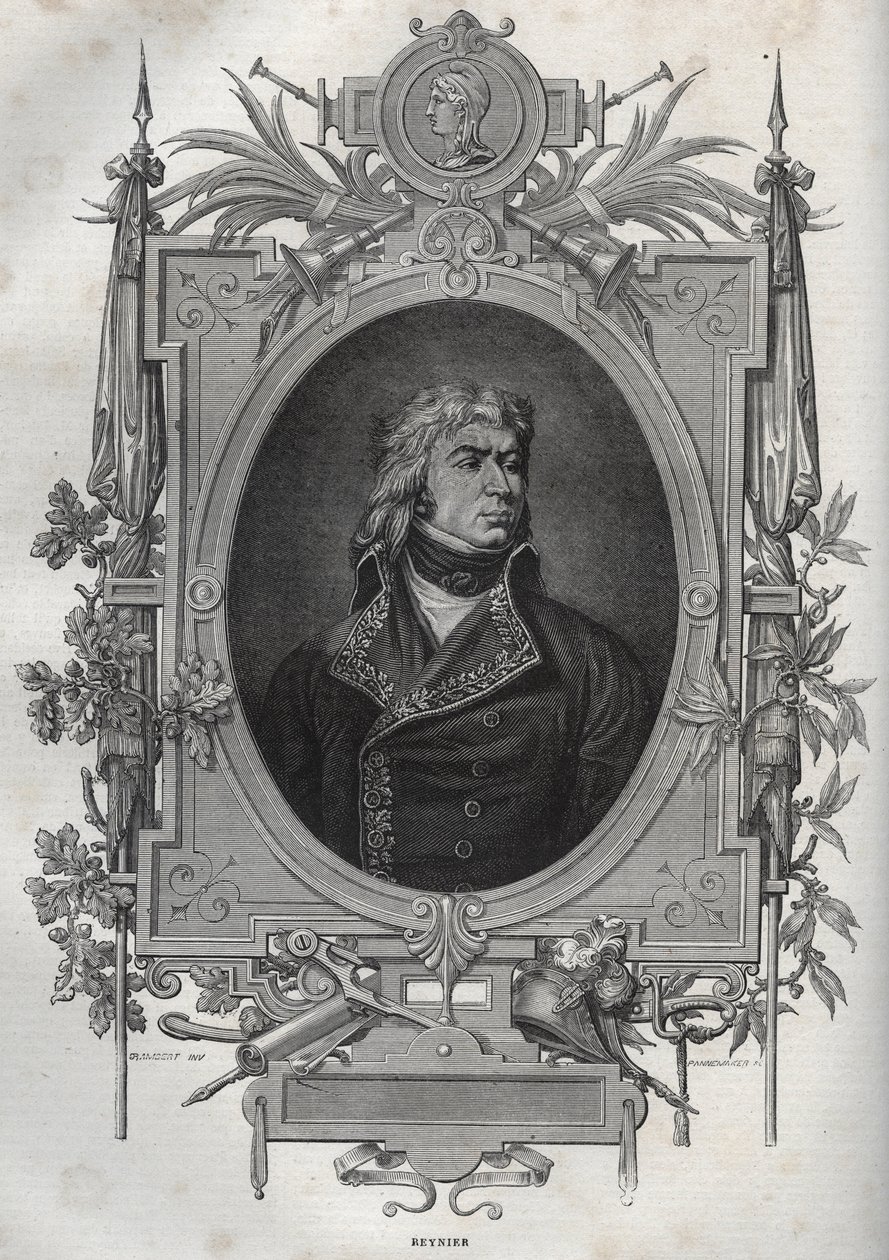 Jean-Louis-Ebenezer REYNIER (1771-1814), Devrimin ve Birinci İmparatorluğun Fransız Generali - Jean Louis Ebenezer Reynier, Fransız Devrim Savaşları sırasında Fransız ordusu generali - Maurice La Charest'in “Nouvelle Encyclopedie Nationale”den by French School