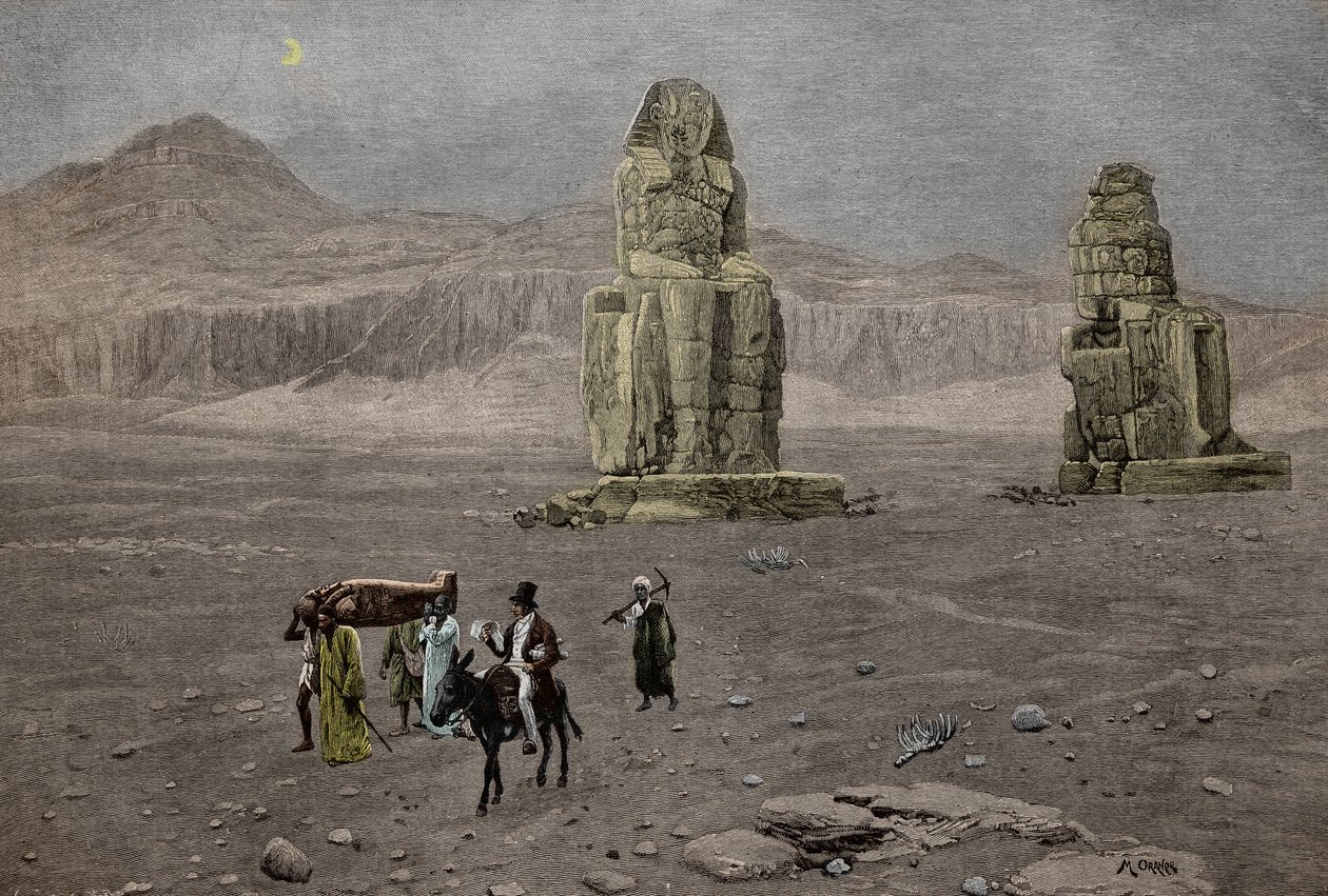 Jean Francois Champollion Memnon Heykeli