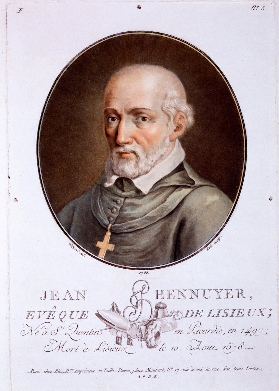 Jean Hennuyer, Lisieux Piskoposu, Fransa