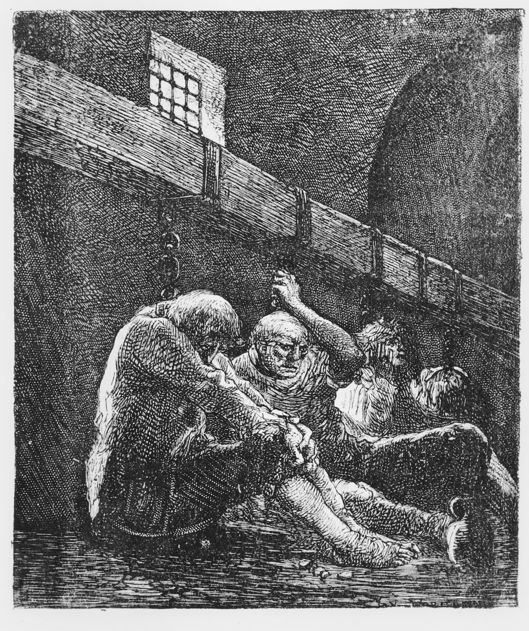 Jean Valjean Hapishanede, Sefiller