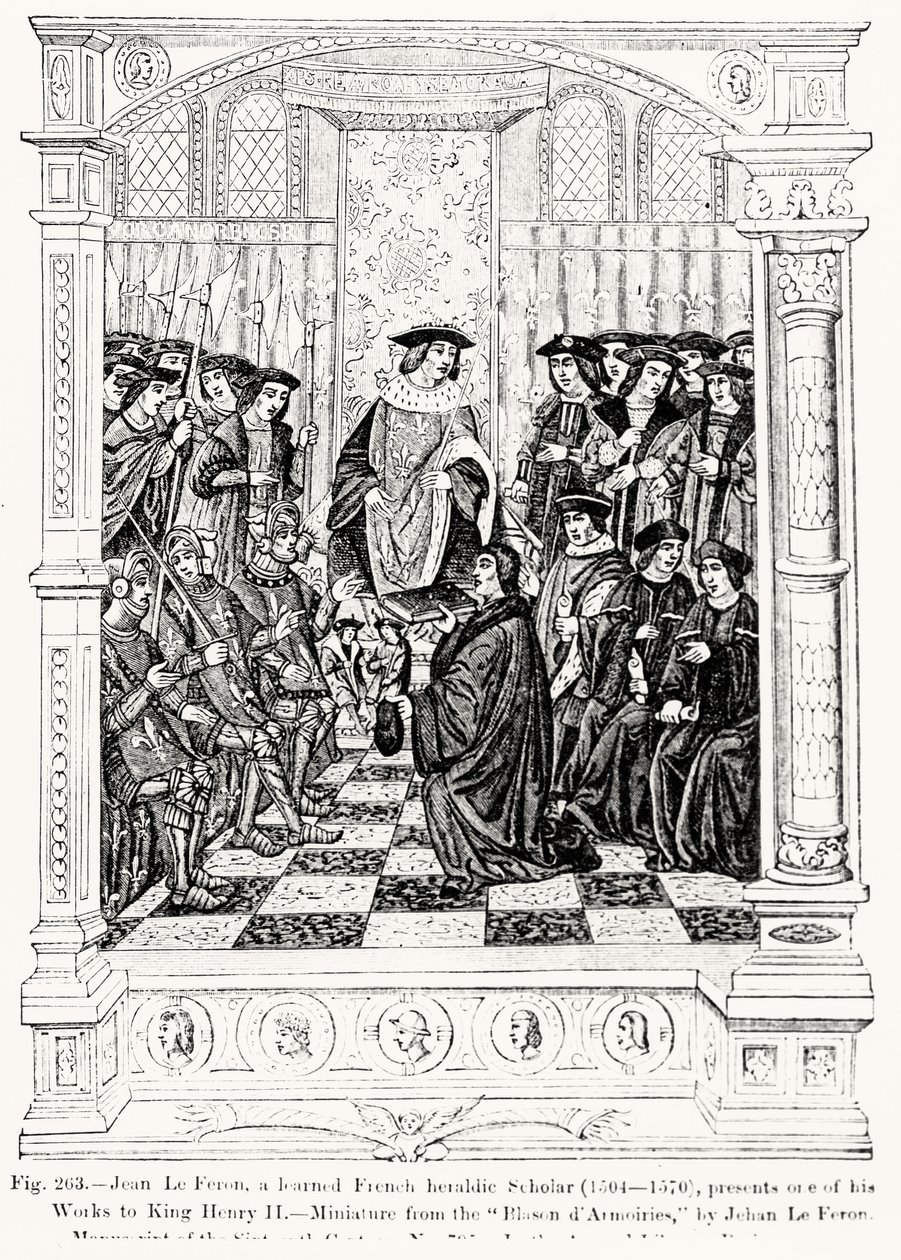 Jean le Feron (1504-70) eserlerinden birini Blason dArmoires