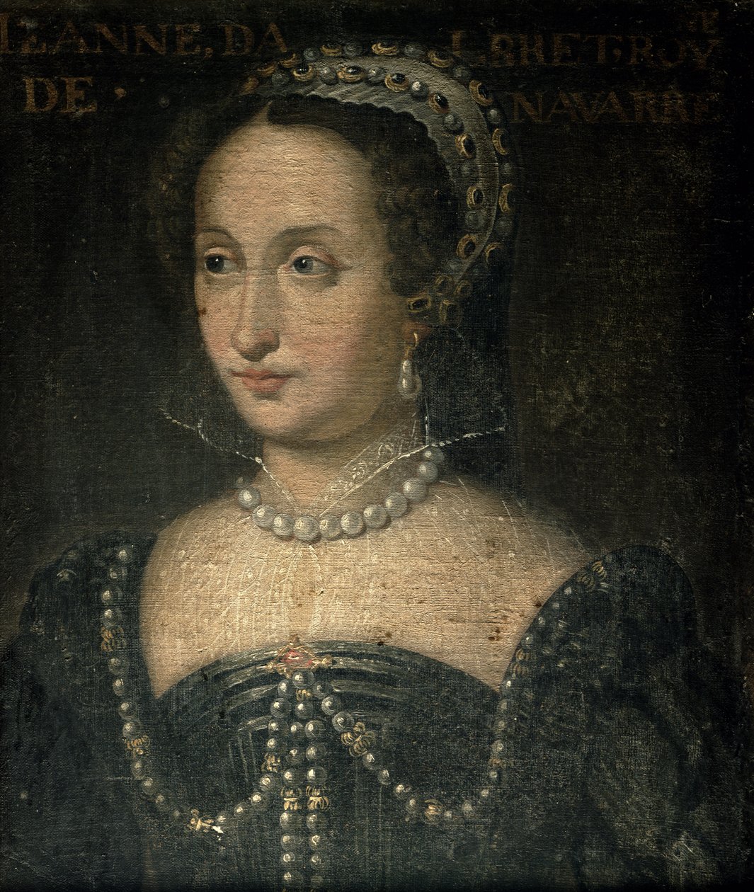 Jeanne III dAlbret (1528-72) by French School