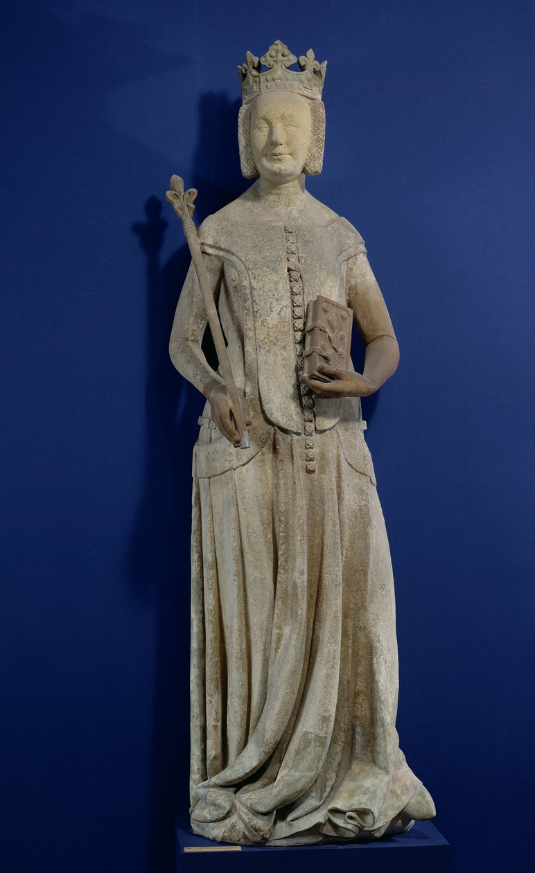 Jeanne de Bourbon (1338-77) 1365-80 (ayrıca bkz. 27647) by French School