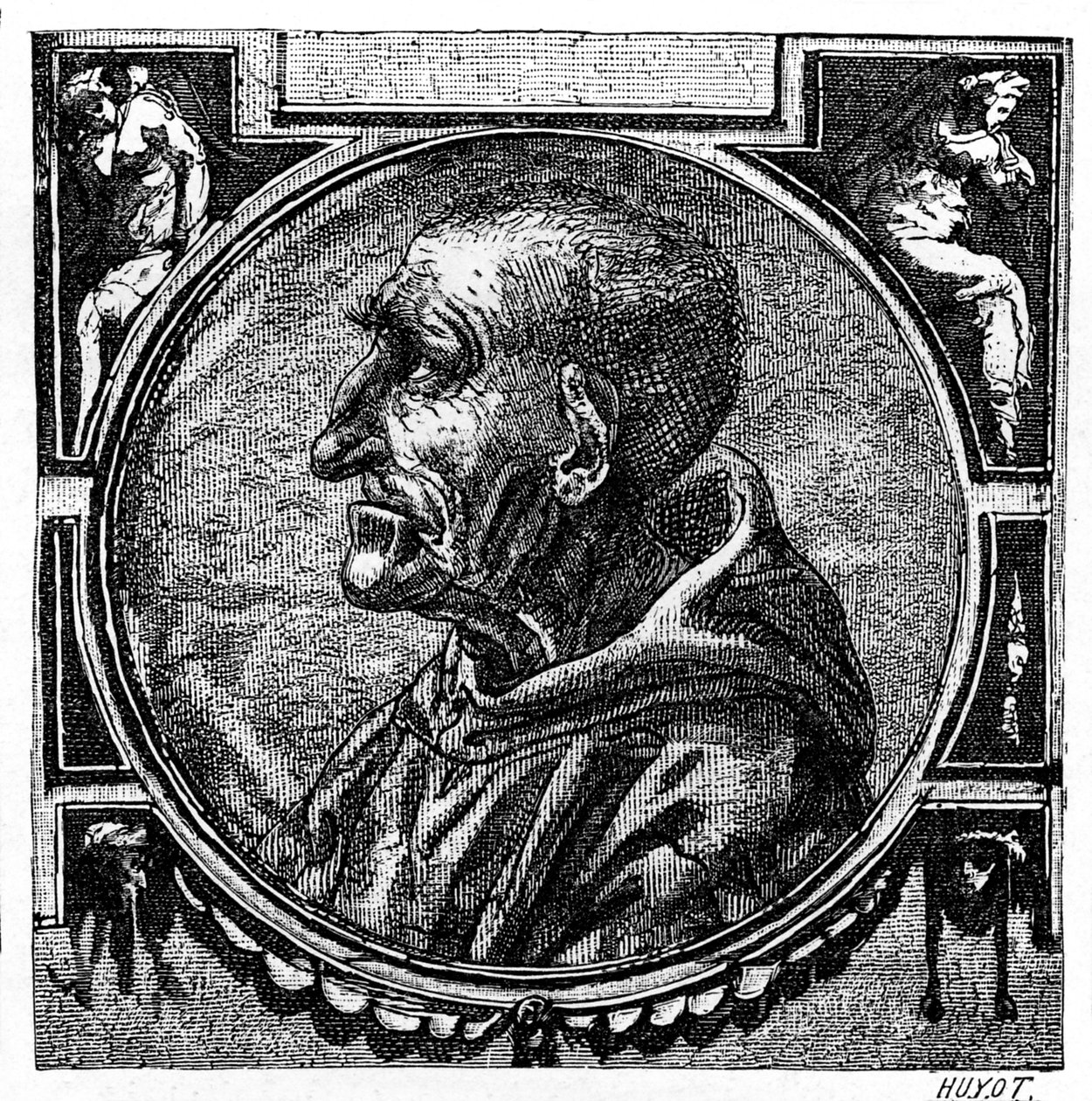 Jerome Savonarola (gravür) by French School