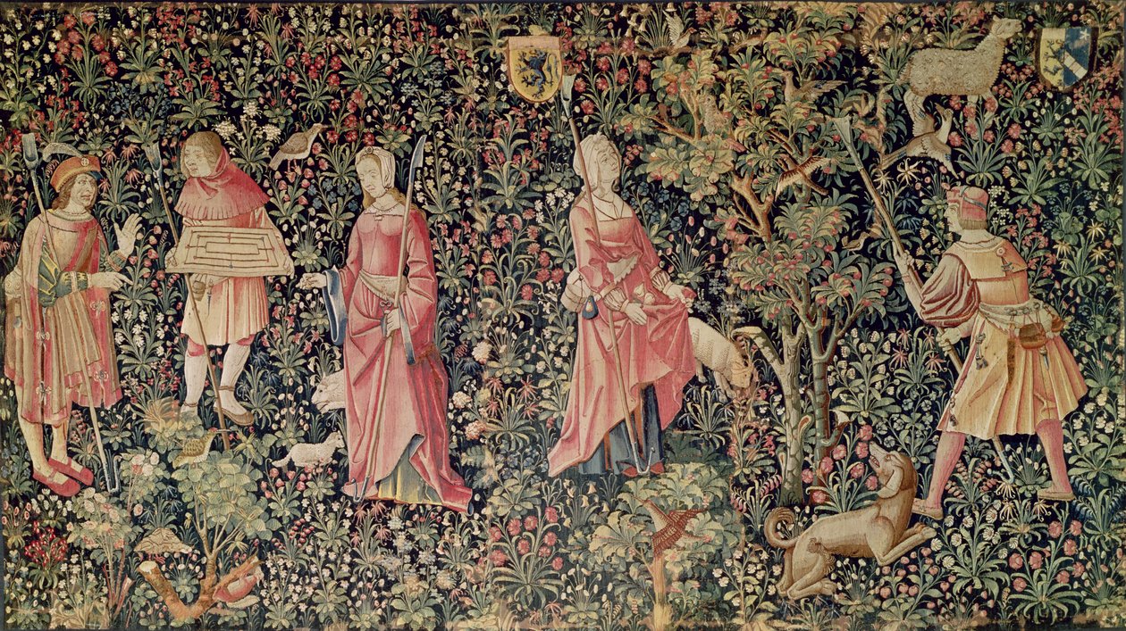 Seksek ve Meyve Toplama Oyunu, Loire Atölyesi, 1510 by French School
