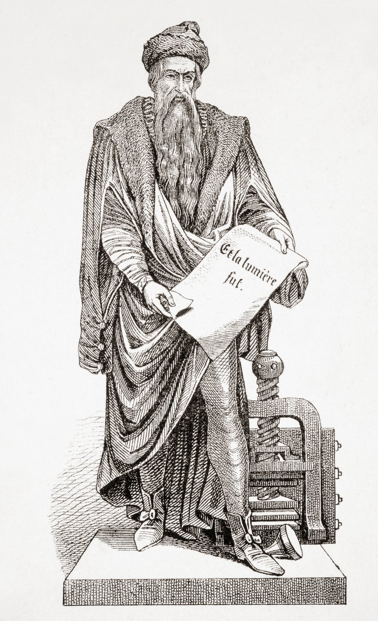 Johannes Gutenberg, Antik ve Modern Evrensel Tarih