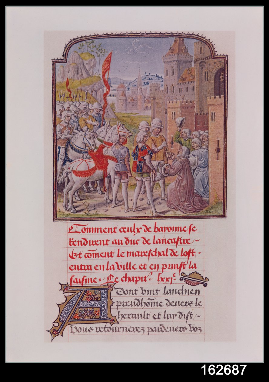 John of Gaunt, 15. yüzyılın sonlarında Froissarts Chronicle