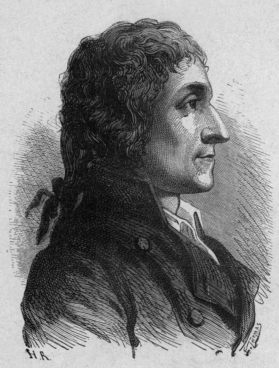 Joseph Louis Proust (1754-1826) Fransız kimyager, gravür by French School
