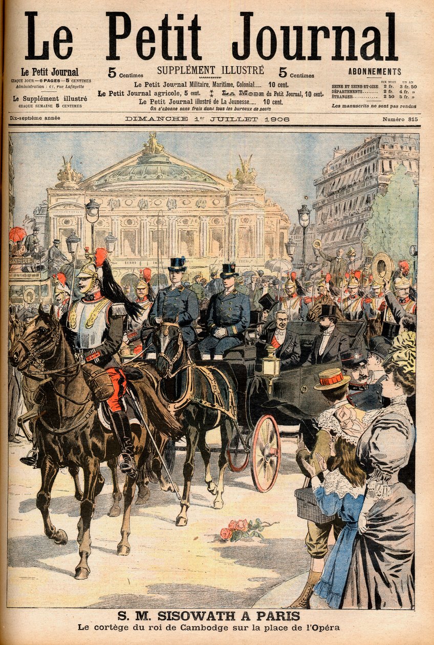 Kamboçya Kralı Preah Bat Sisowath Paris