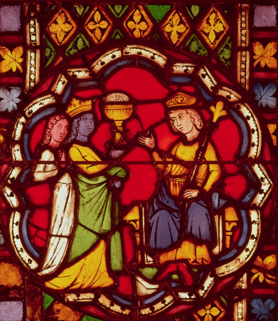 Kral Süleyman ve Saba Kraliçesi, c.1270 by French School