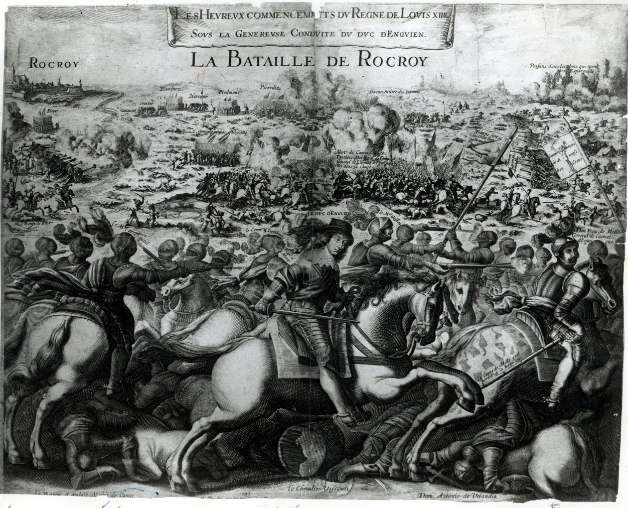 Rocroy Savaşı, by French School