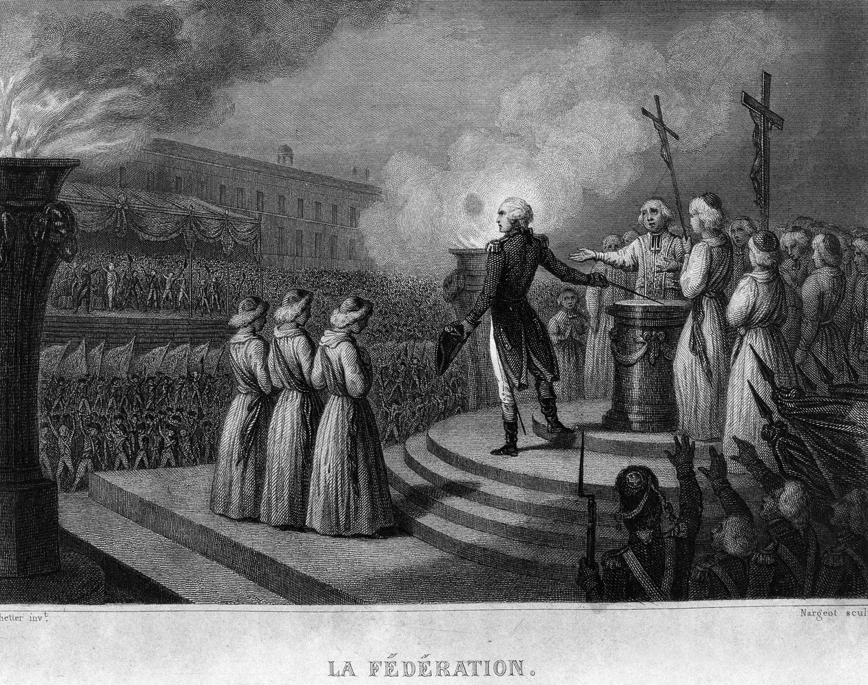 La Fédération (14 Temmuz 1790), Bastille