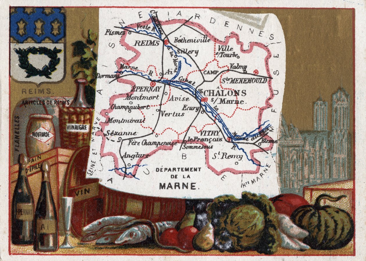 La Marne (51), Champagne Ardenne (Champagne-Ardenne), Fransa
