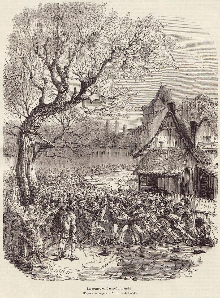 La Soule, Aşağı Normandiya, pub 28 Şubat 1852. by French School