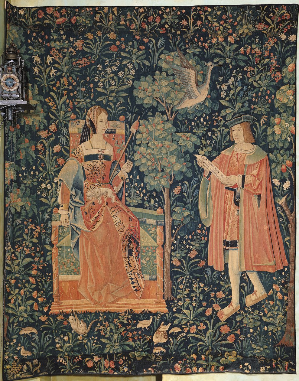 La Vie Seigneuriale: Okuma, Loire Atölyesi, c.1500 by French School