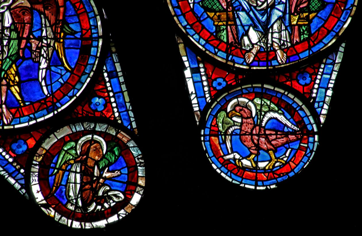 Son Yargı: St Johns kartalı ve bir melek (w143) by French School