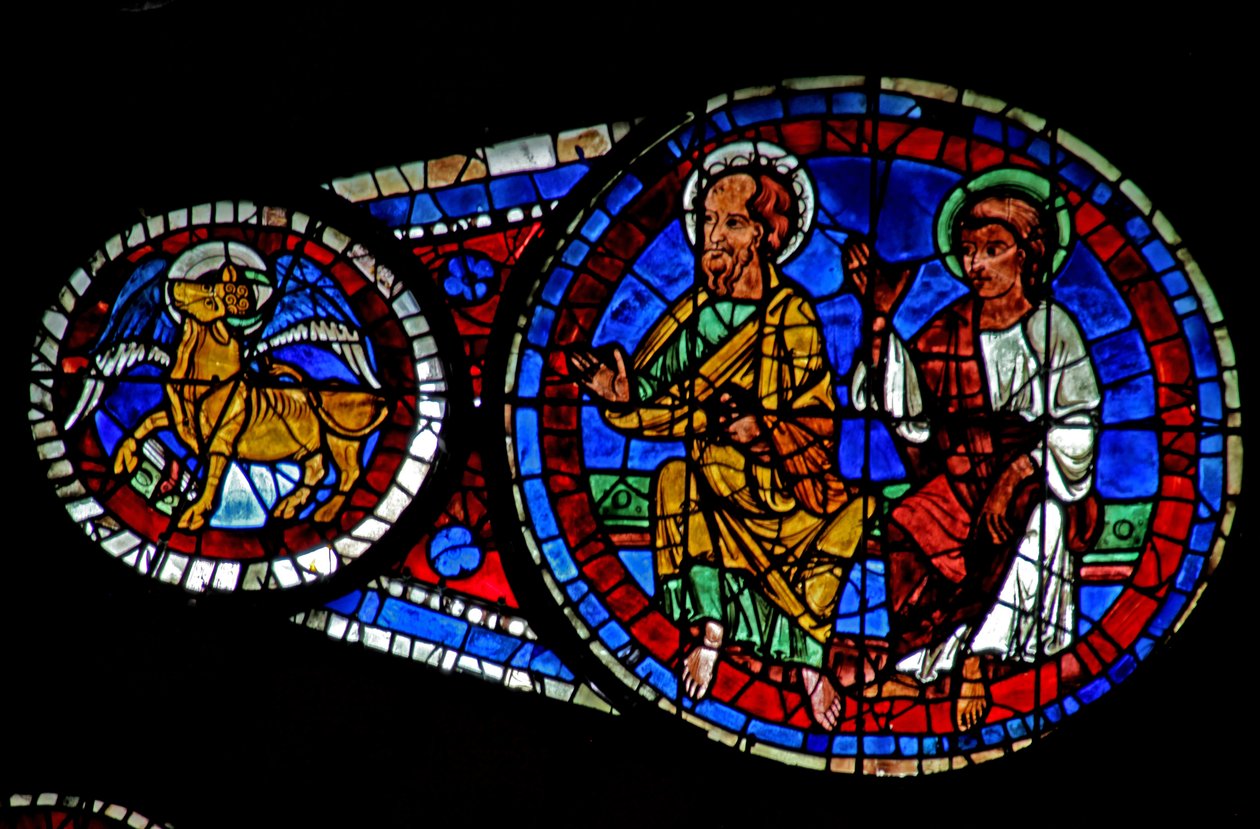 Son Yargı: İki Havari ve St Lukes boğası (w143) by French School
