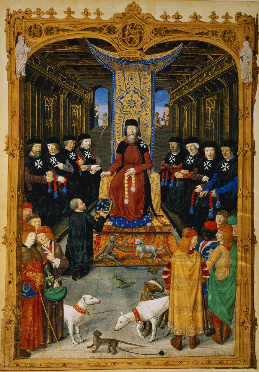 Lat 6067 f.3v Kitabını Pierre dAubusson