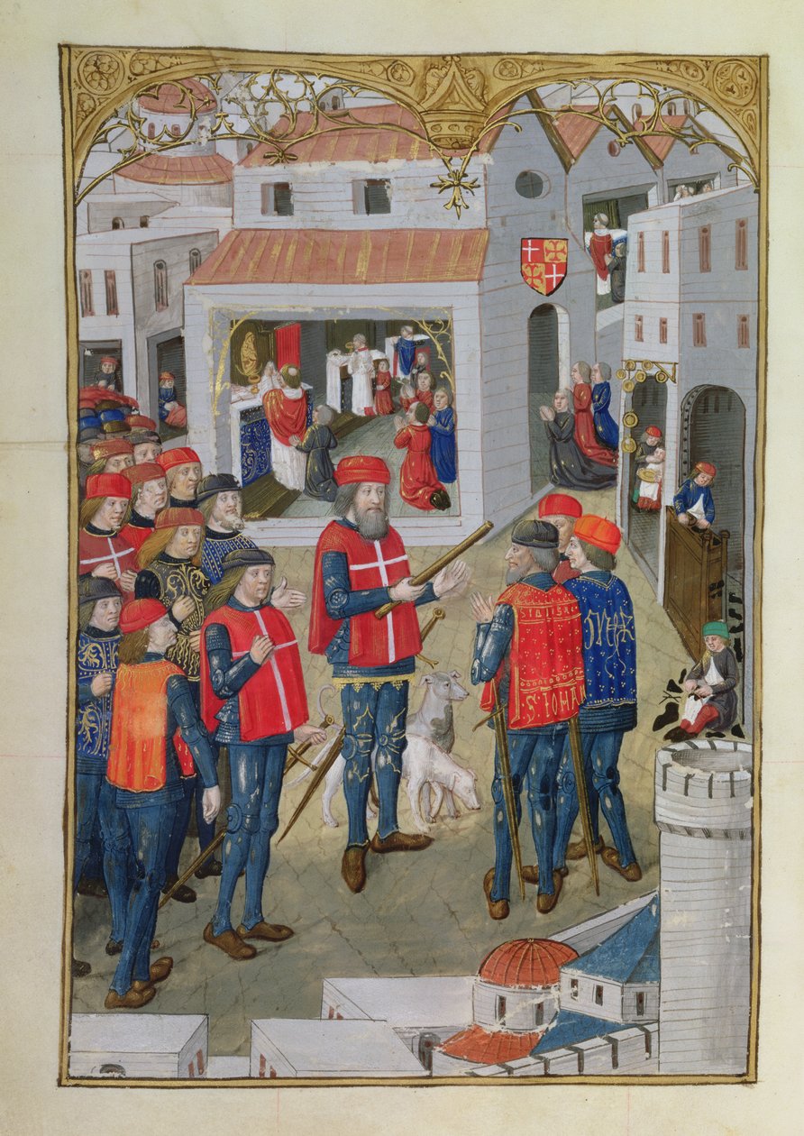 Enlem 6067 fol.33v St. John of Jerusalem Şövalyeleri Rodos