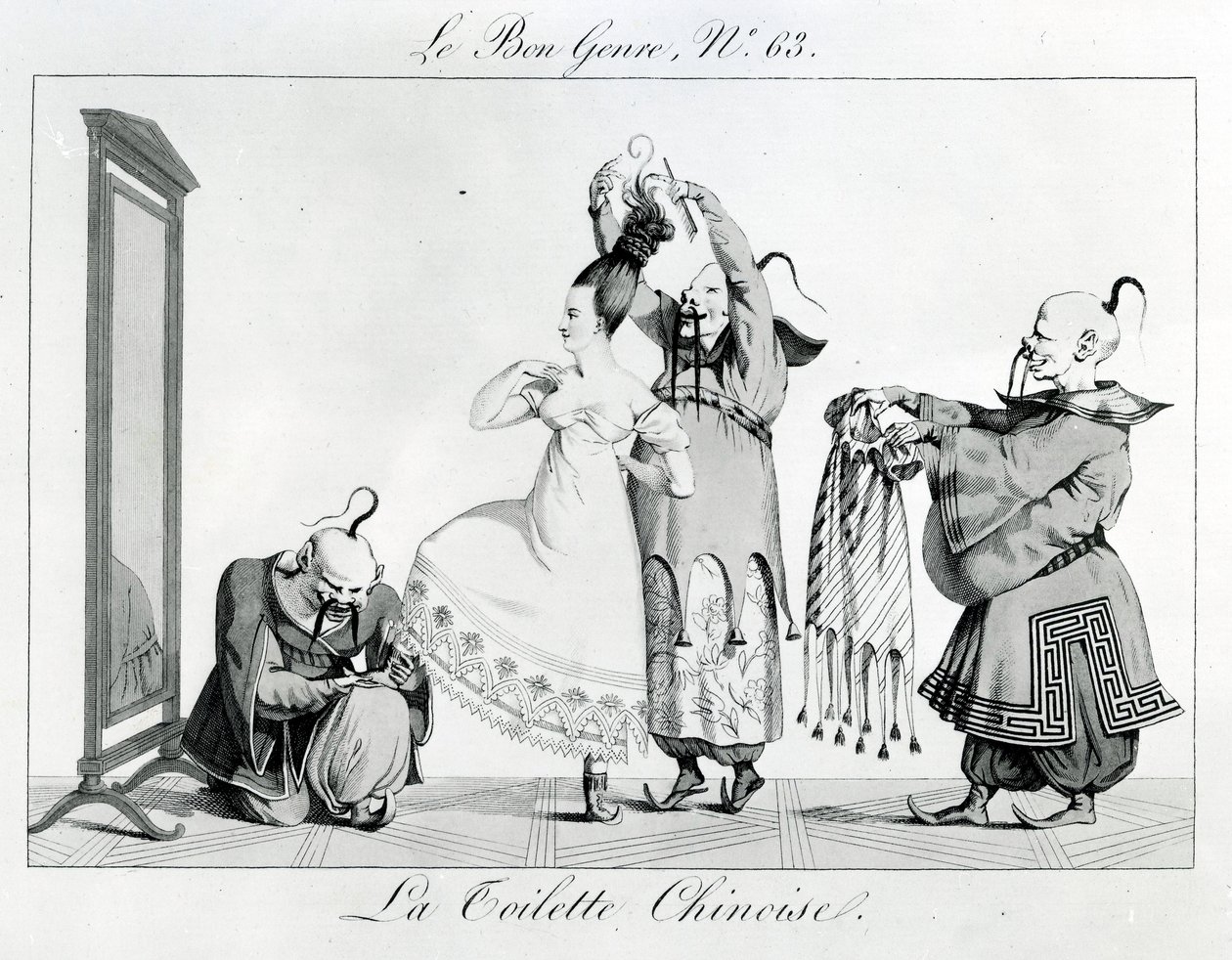 Le Bon Tür - Çin Tuvaleti, 1813 by French School