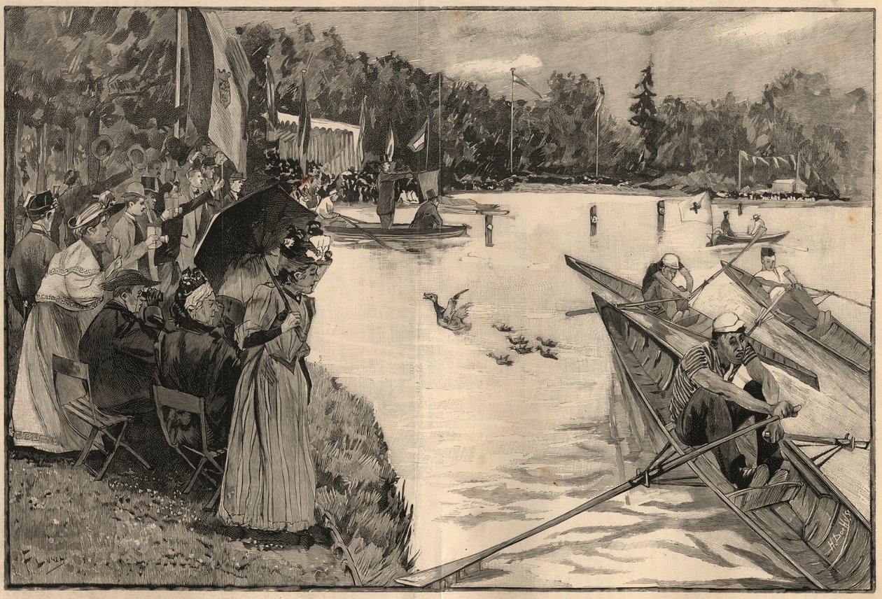 Le Lendit de Paris: grand lac du bois de Boulogne