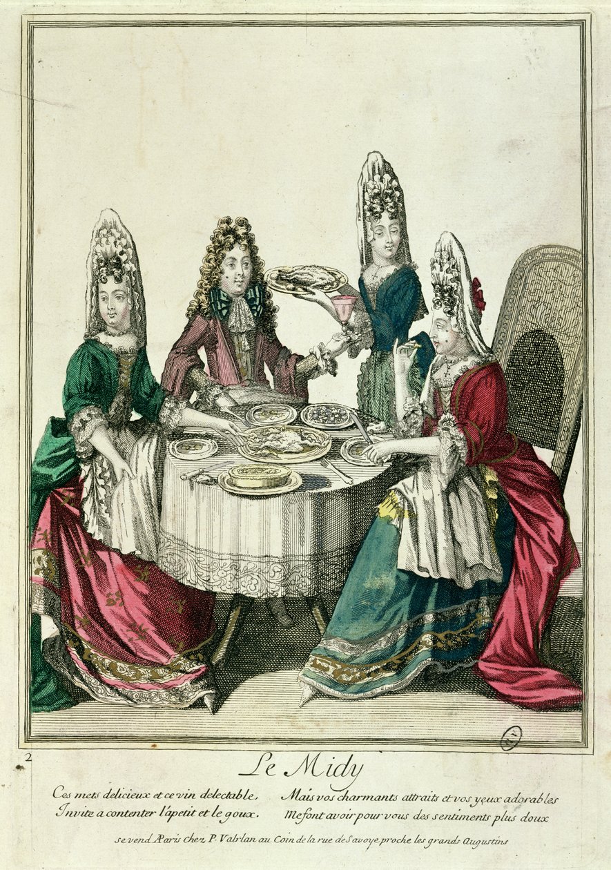 Le Midy, 17. yüzyılın sonu by French School