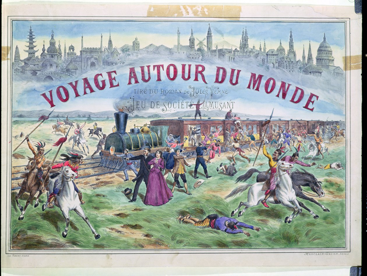 Le Voyage Autour du Monde, Jules Verne (1828-1905) tarafından yazılan 80 Günde Devri Alem