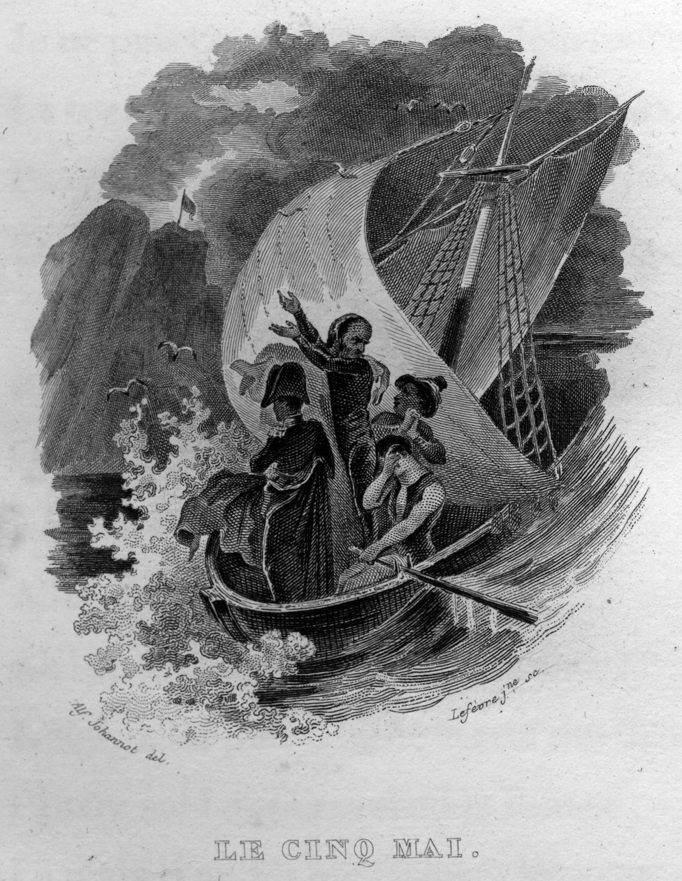 Fransız şair ve söz yazarı Pierre Jean de Beranger (1780-1857) tarafından "Oeuvres tamamlıyor" (1834) adlı eserinde Mayıs ayının beşinci Chanson de Beranger. by French School