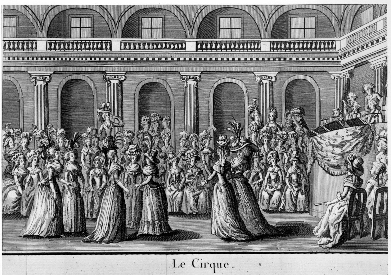 Sirk: soyluların dansı kadınları - "" Kraliyet Sarayının kızları "nda, ön yazı, cilt II, ed. Londra by French School
