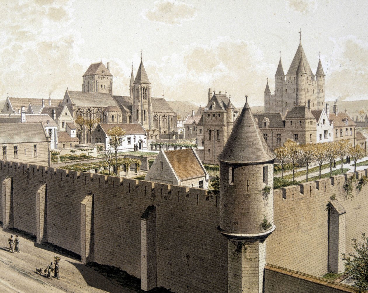 Paris tapınağı ve rue Royale, nd. 17. yüzyıl - "Çağlar boyunca Paris