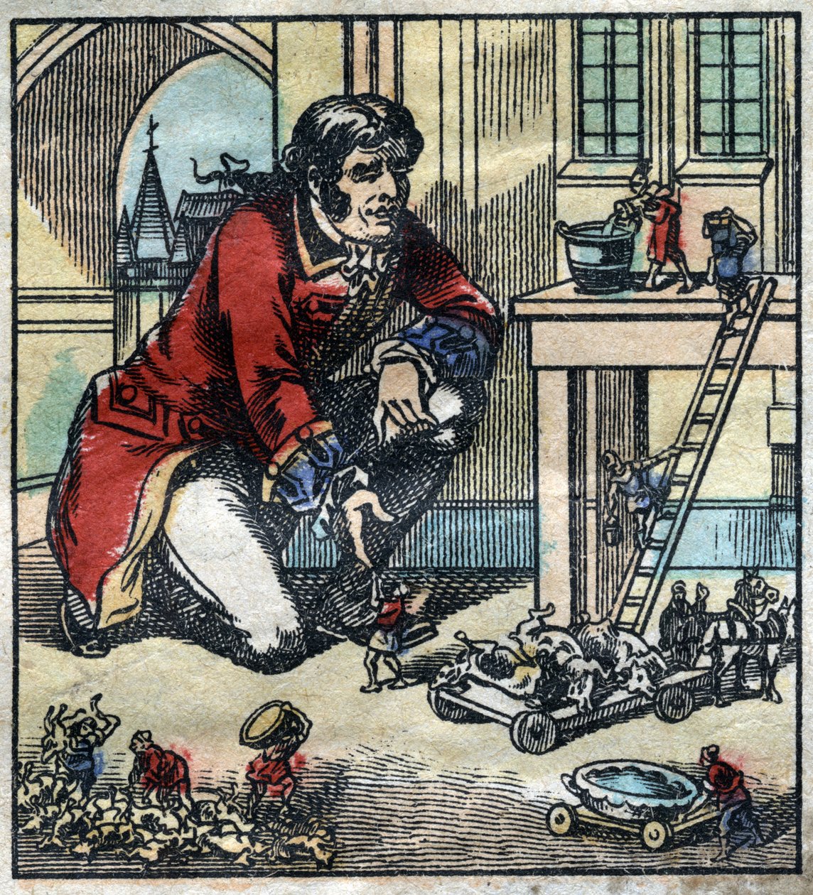 Lilliput ordusunun Lemuel Gulliver danışmanı. Jonathan Swift (1667-1745) tarafından “” Gulliver