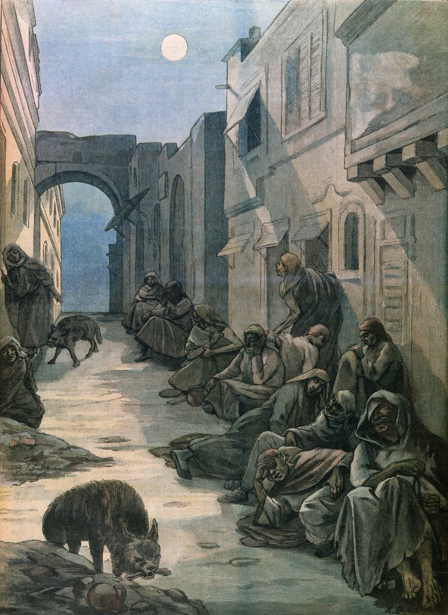 Etiyopya'da Cüzzamlılar, 1898 by French School