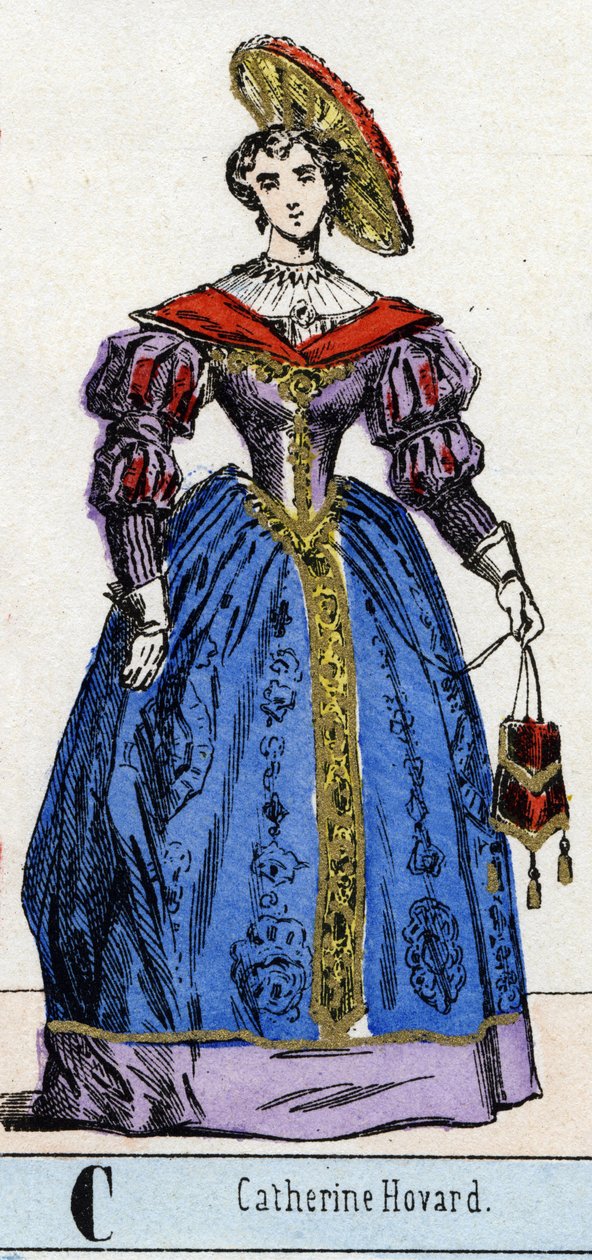 C Harfi Catherine Hovard veya Catherine Howard olarak (Katherine veya Katheryn by French School