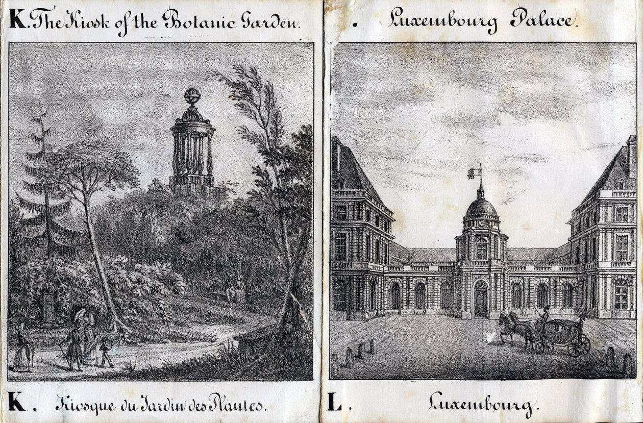 Jardin des Plantes ve L Palais du Luxembourg