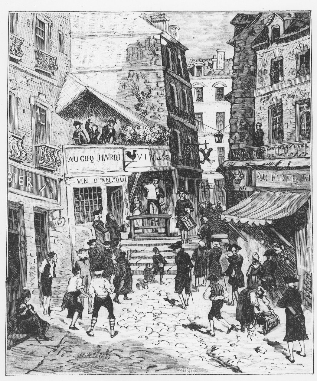 XV. Louis döneminde Paris