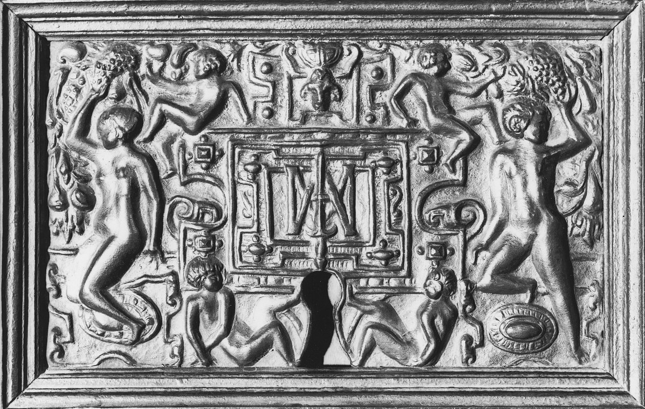 Anne de Montmorency (1493-1567) monogramıyla kilitleyin (demir) by French School