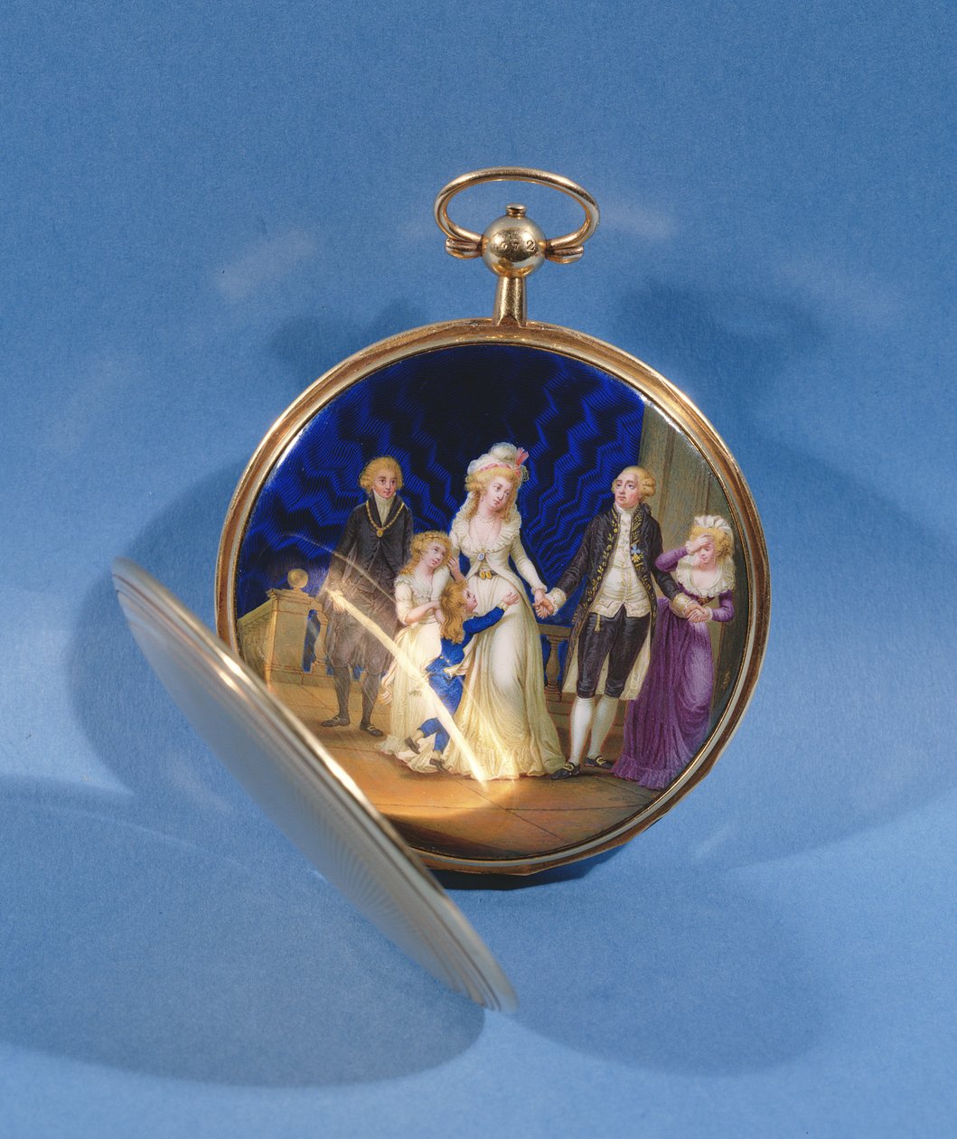 Louis XVI, Marie Antoinette ve ailesinin (emaye) mineli madalyon by French School