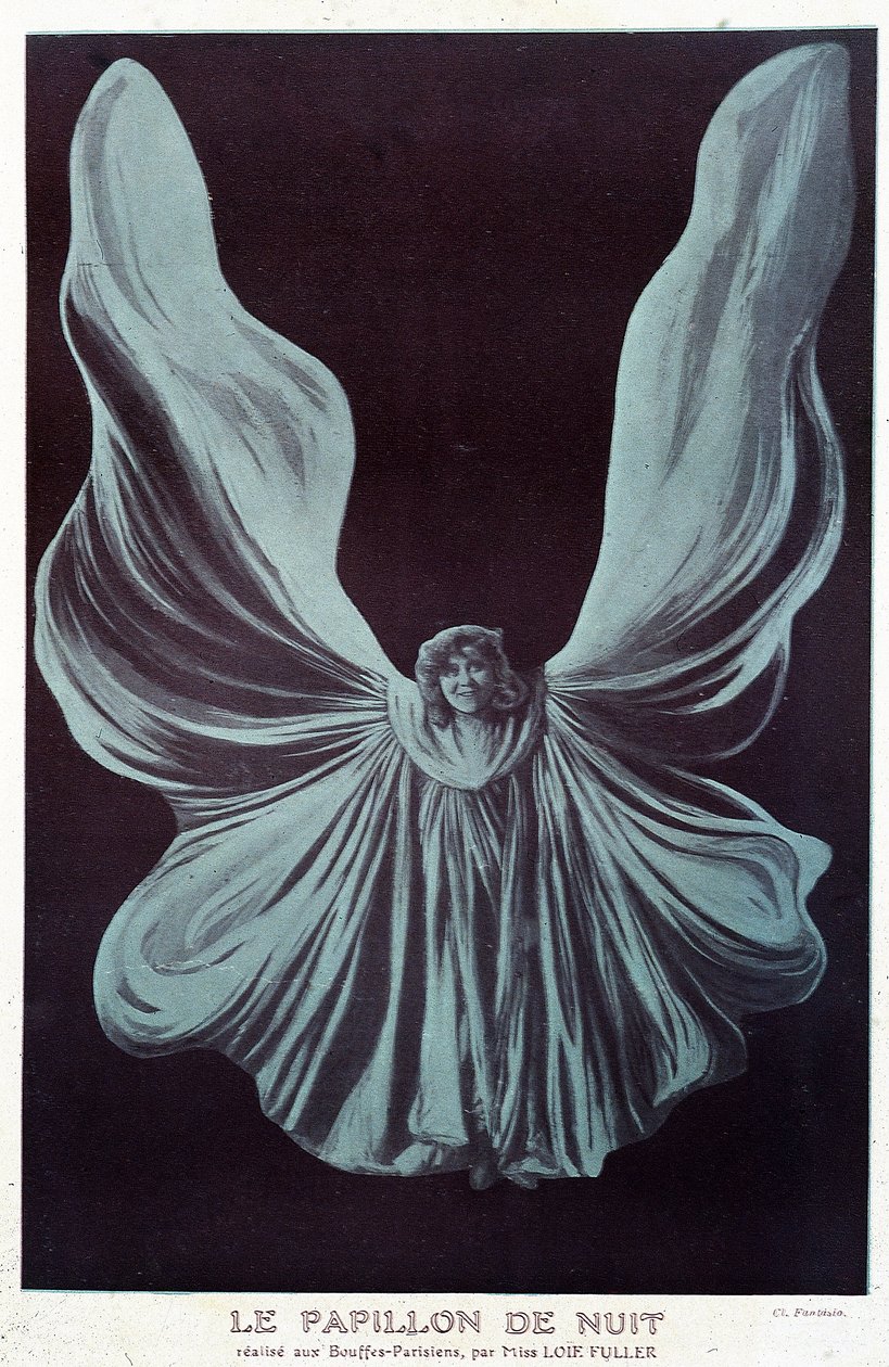 Loie Fuller - 01/12/1912 tarihinden itibaren “” Fantasio”da by French School