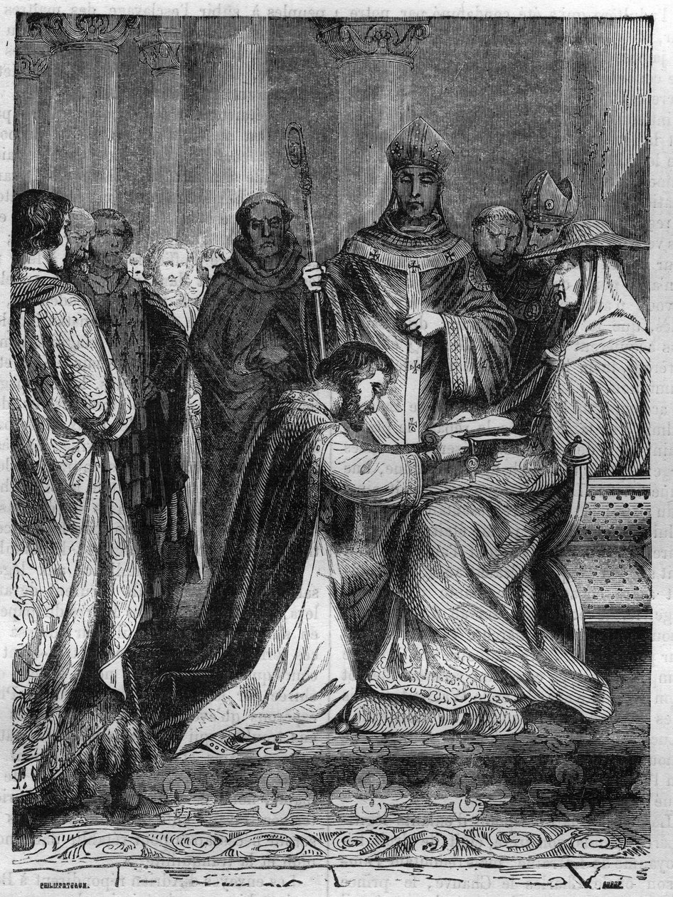 Lotharia I (795-855) Papa II. Adrian